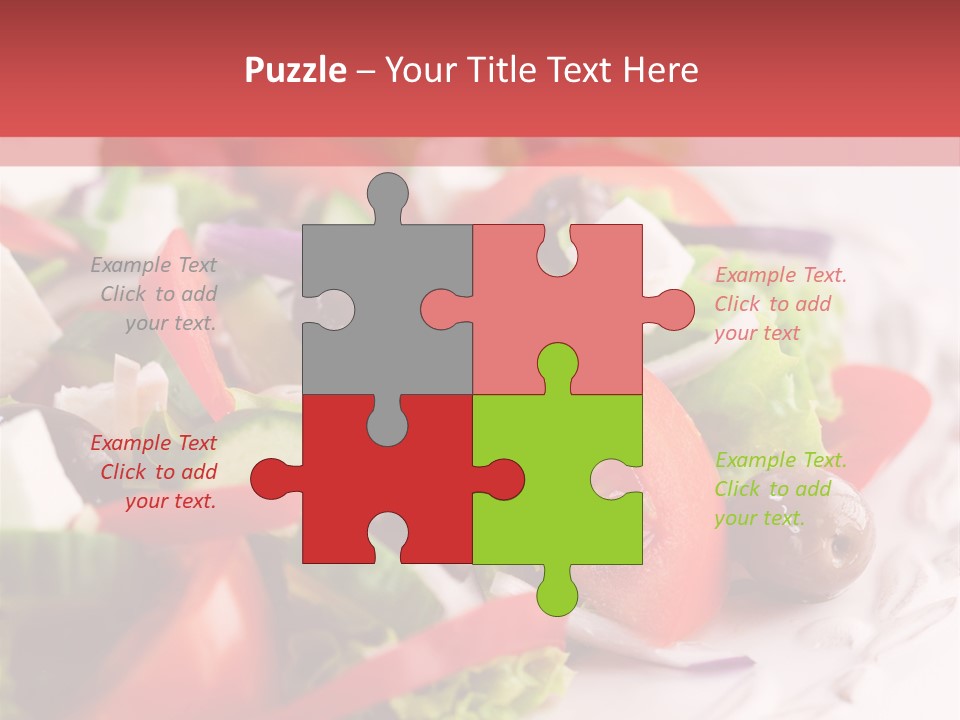 Salad Fresh Mediterranean PowerPoint Template