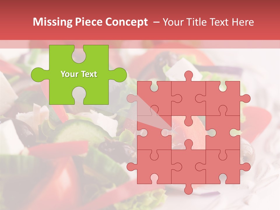 Salad Fresh Mediterranean PowerPoint Template