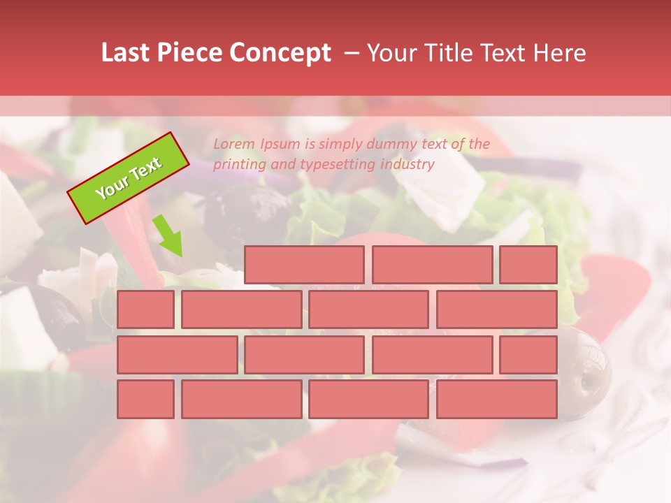Salad Fresh Mediterranean PowerPoint Template