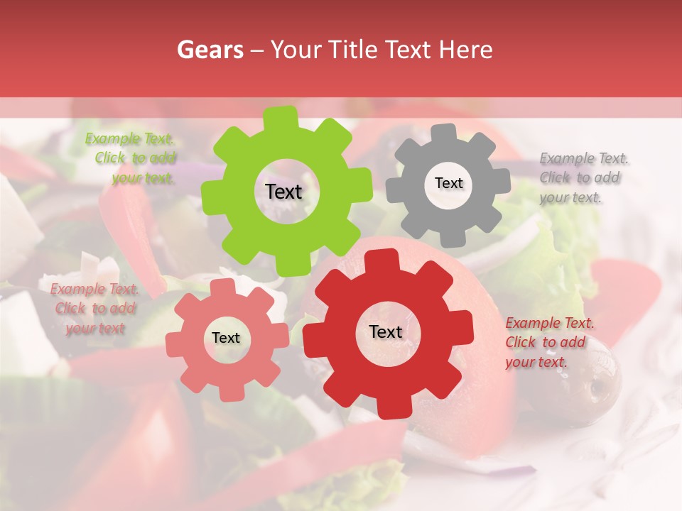 Salad Fresh Mediterranean PowerPoint Template