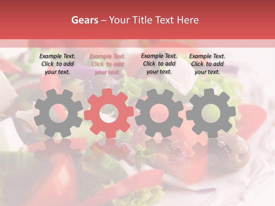 Salad Fresh Mediterranean PowerPoint Template