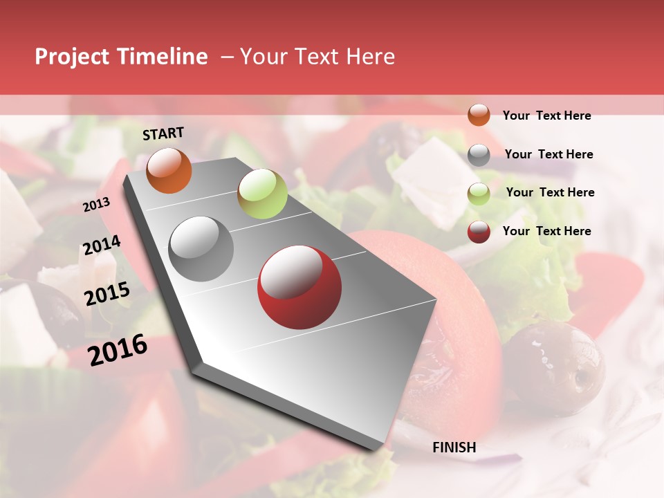Salad Fresh Mediterranean PowerPoint Template
