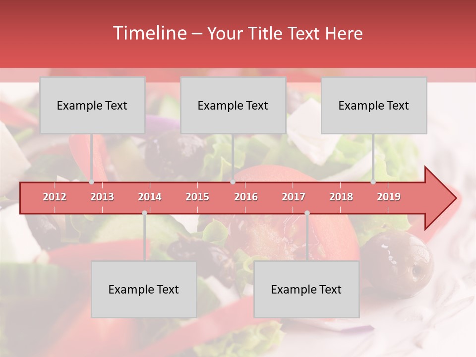 Salad Fresh Mediterranean PowerPoint Template