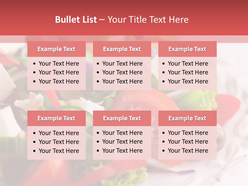 Salad Fresh Mediterranean PowerPoint Template