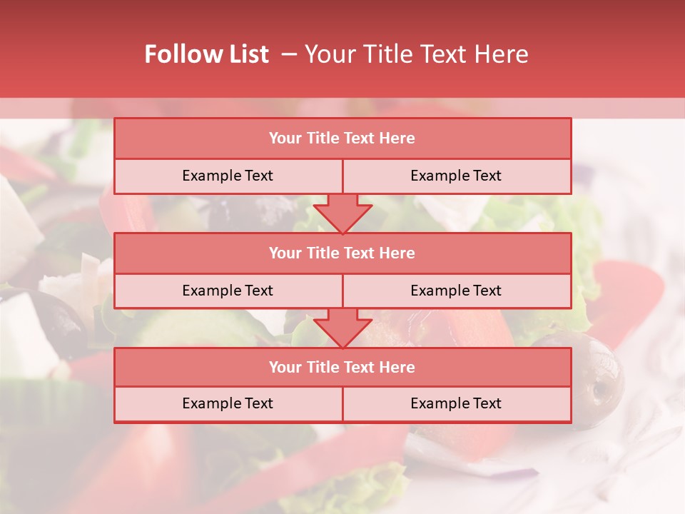 Salad Fresh Mediterranean PowerPoint Template