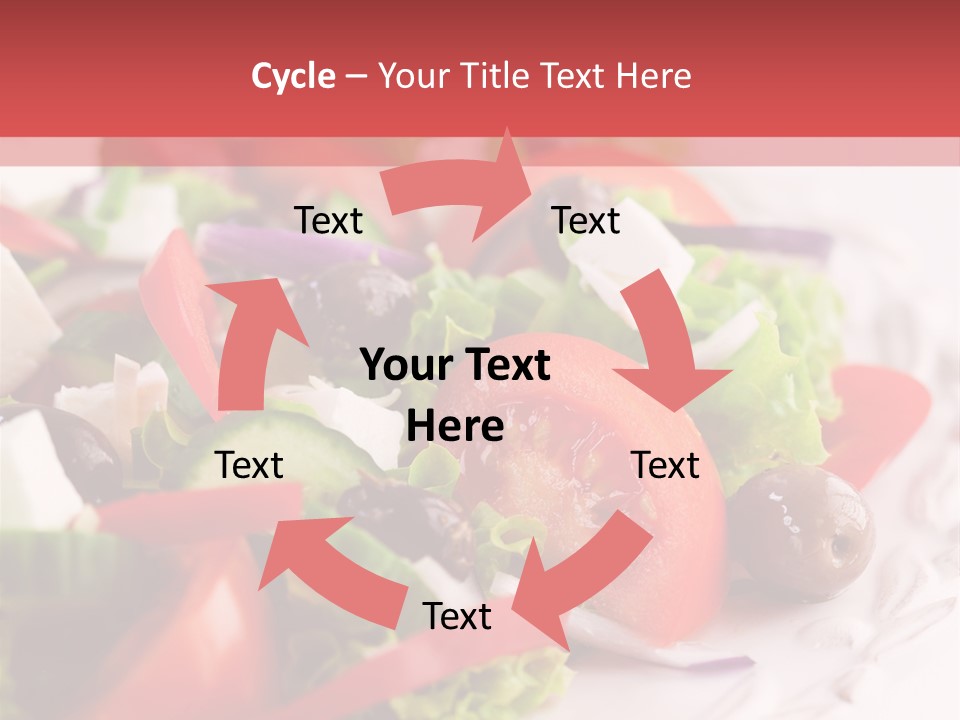 Salad Fresh Mediterranean PowerPoint Template