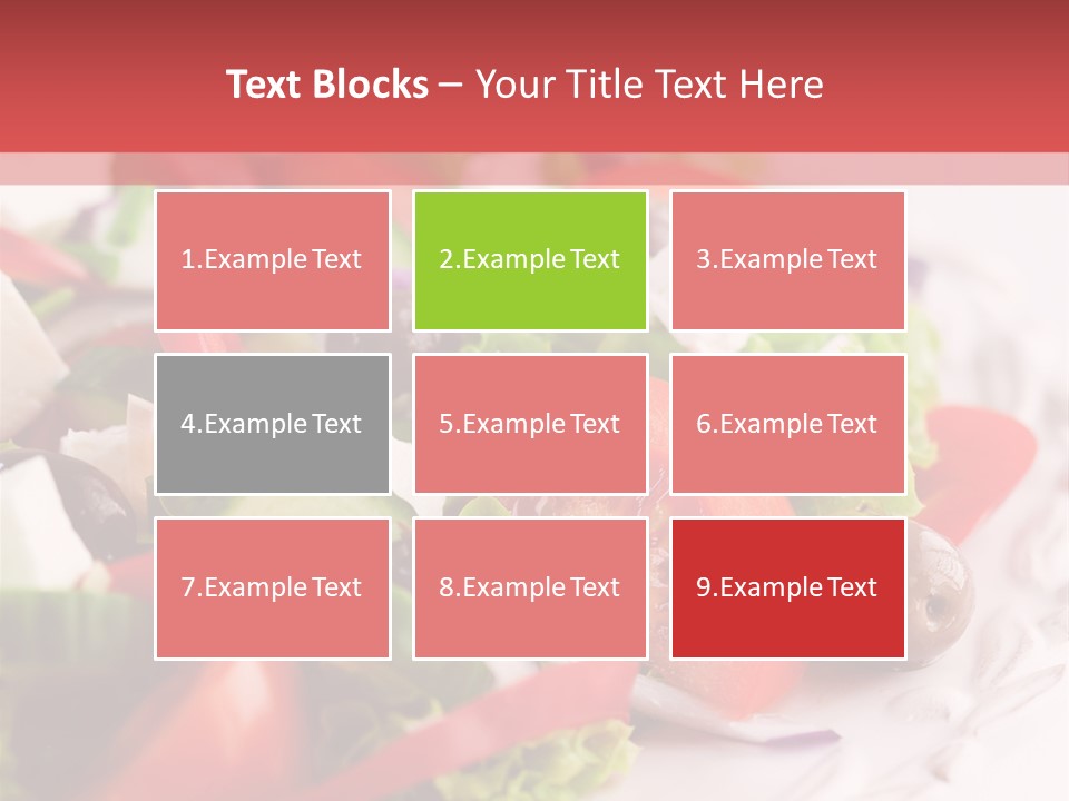 Salad Fresh Mediterranean PowerPoint Template