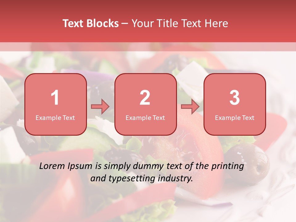 Salad Fresh Mediterranean PowerPoint Template