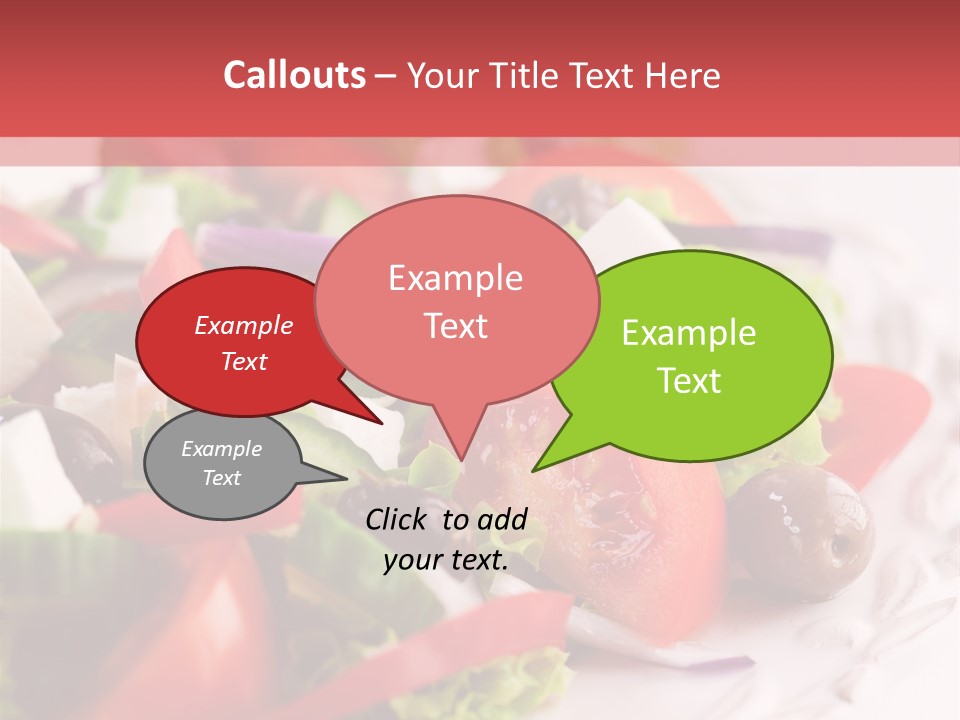 Salad Fresh Mediterranean PowerPoint Template