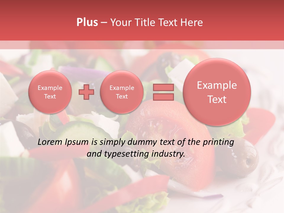 Salad Fresh Mediterranean PowerPoint Template