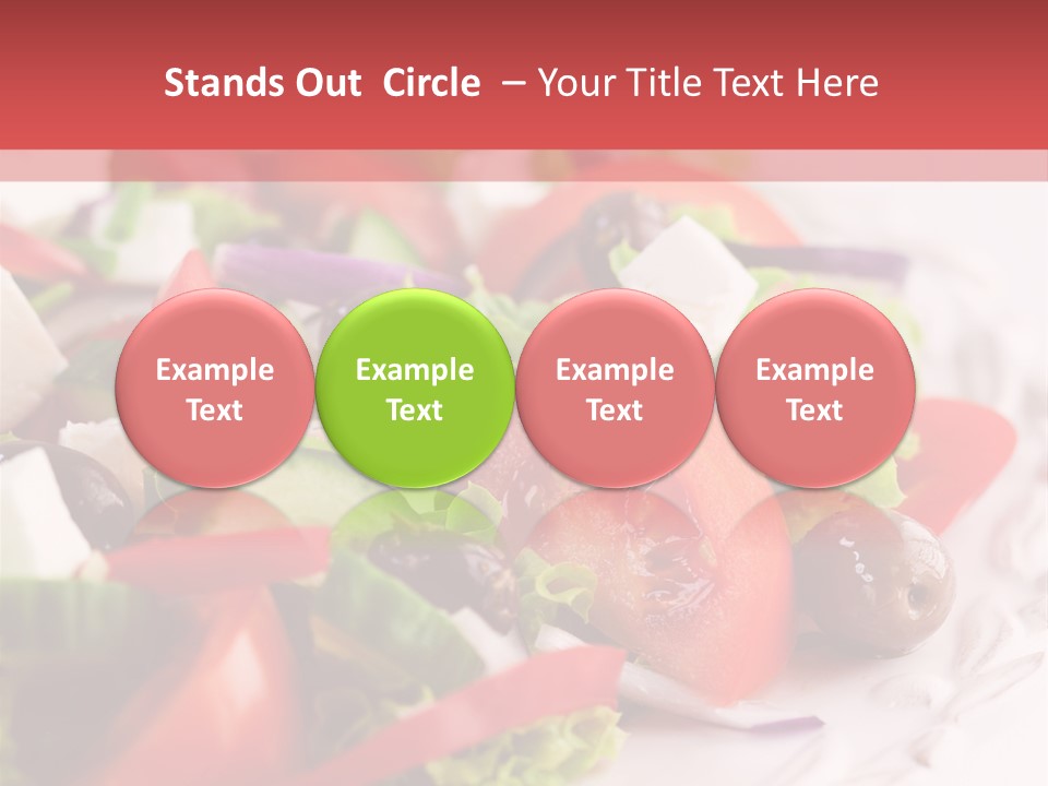 Salad Fresh Mediterranean PowerPoint Template