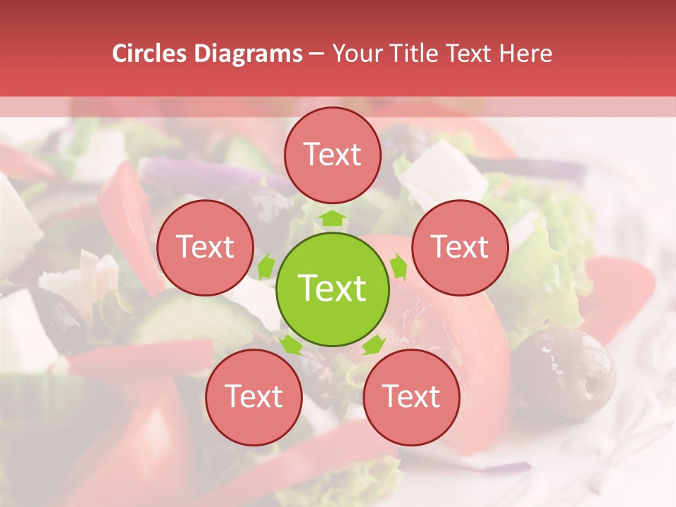 Salad Fresh Mediterranean PowerPoint Template