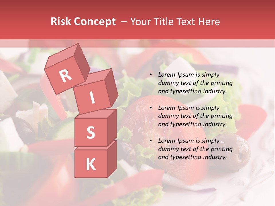 Salad Fresh Mediterranean PowerPoint Template