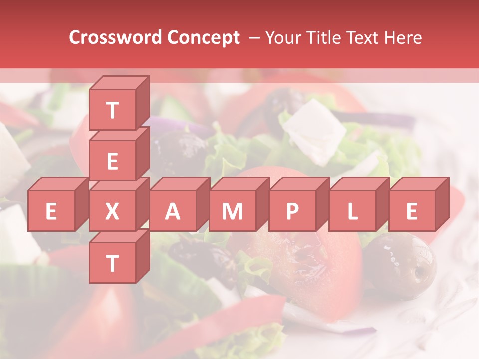 Salad Fresh Mediterranean PowerPoint Template