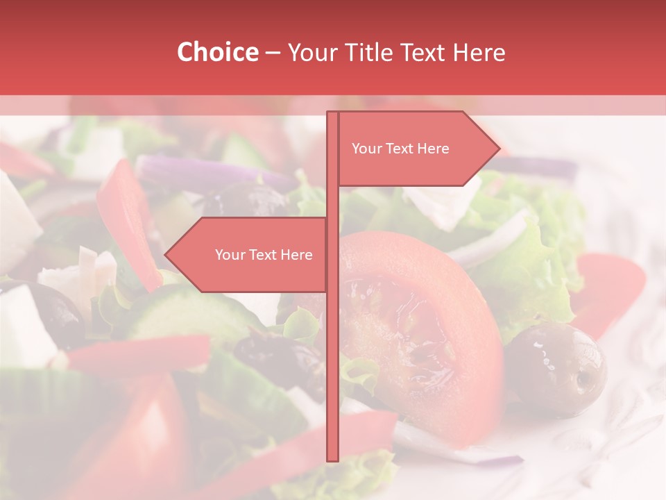 Salad Fresh Mediterranean PowerPoint Template