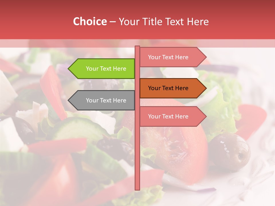 Salad Fresh Mediterranean PowerPoint Template