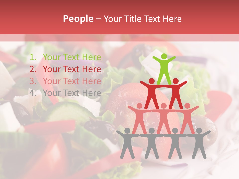 Salad Fresh Mediterranean PowerPoint Template