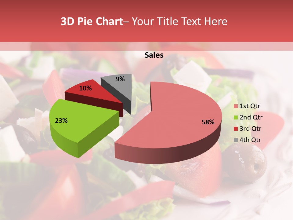 Salad Fresh Mediterranean PowerPoint Template