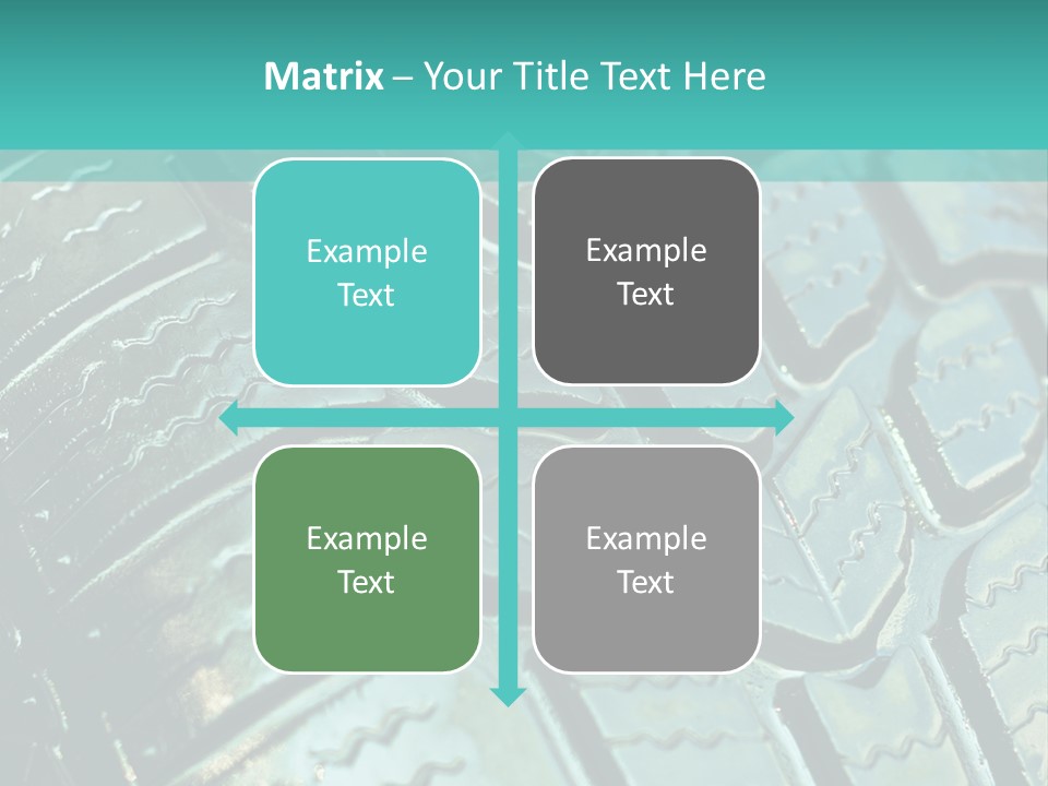 Rubber Photo Automobile PowerPoint Template