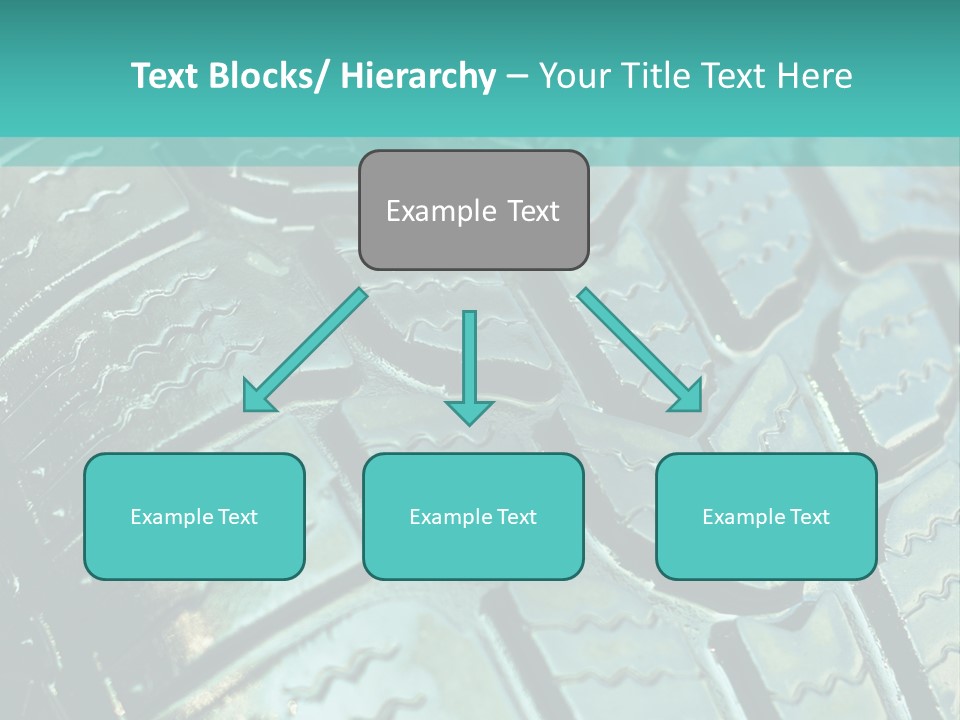 Rubber Photo Automobile PowerPoint Template