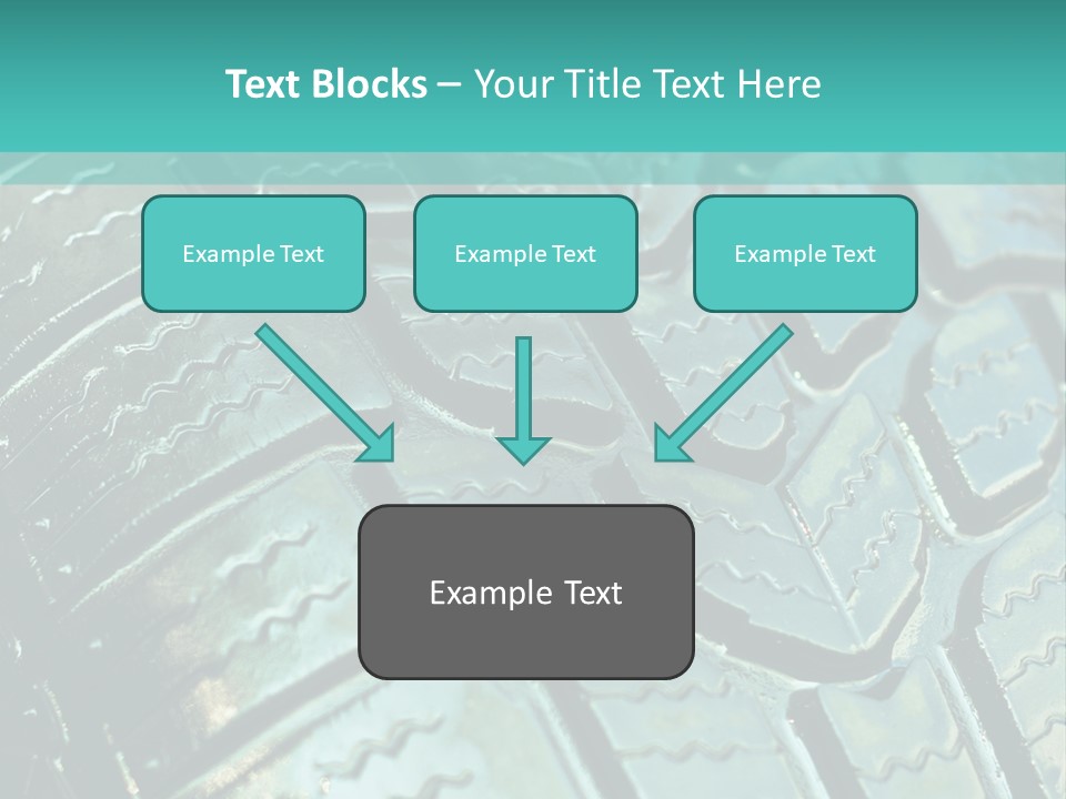 Rubber Photo Automobile PowerPoint Template