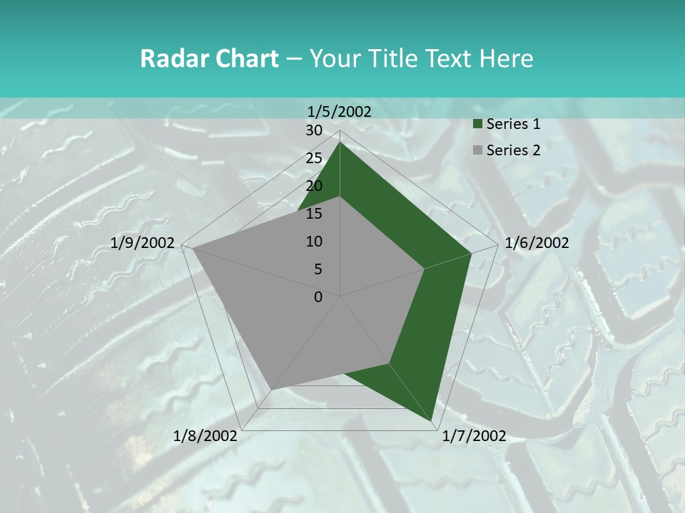 Rubber Photo Automobile PowerPoint Template