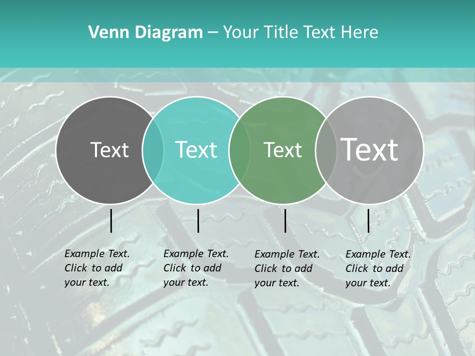 Rubber Photo Automobile PowerPoint Template