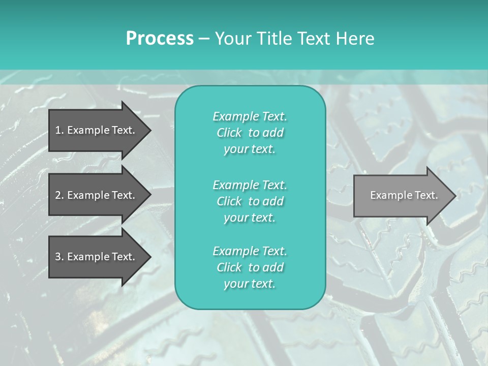Rubber Photo Automobile PowerPoint Template