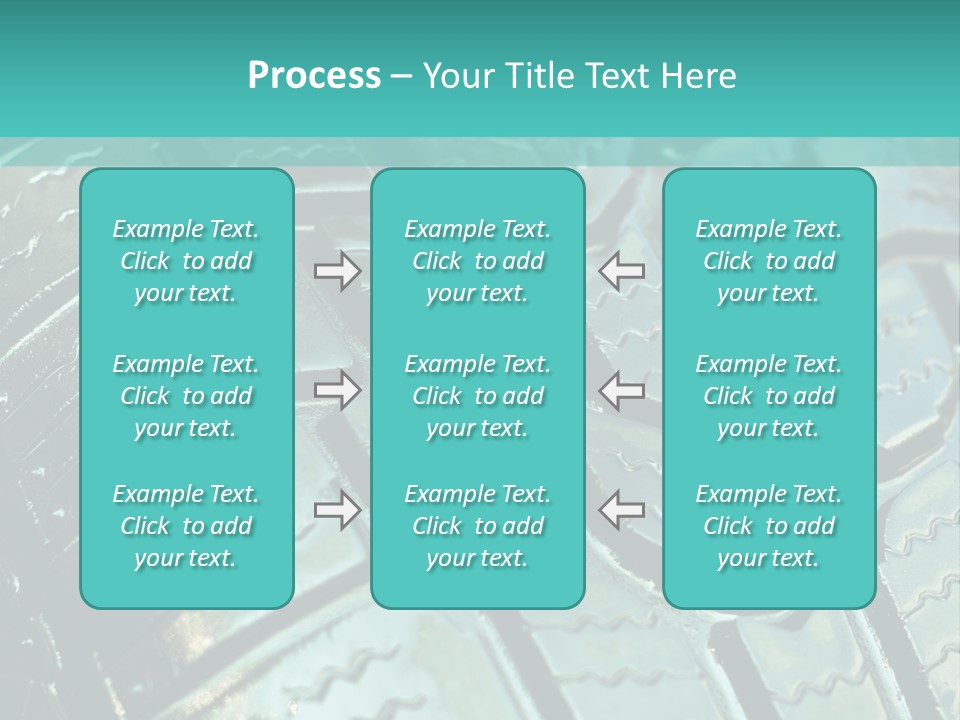 Rubber Photo Automobile PowerPoint Template