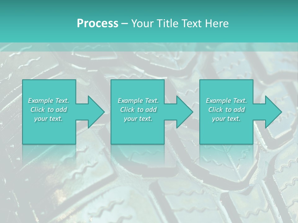 Rubber Photo Automobile PowerPoint Template