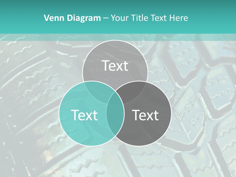 Rubber Photo Automobile PowerPoint Template