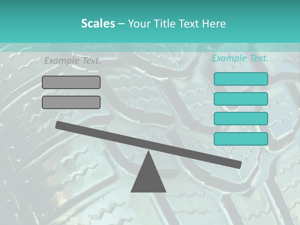 Rubber Photo Automobile PowerPoint Template