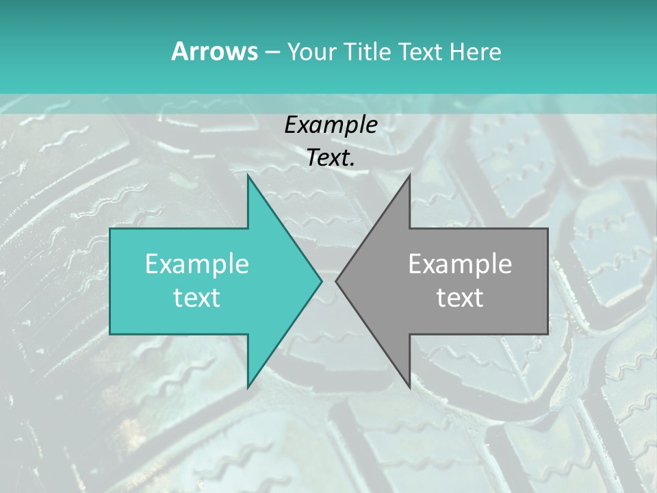 Rubber Photo Automobile PowerPoint Template