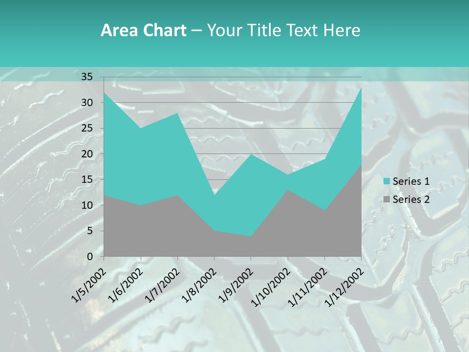 Rubber Photo Automobile PowerPoint Template
