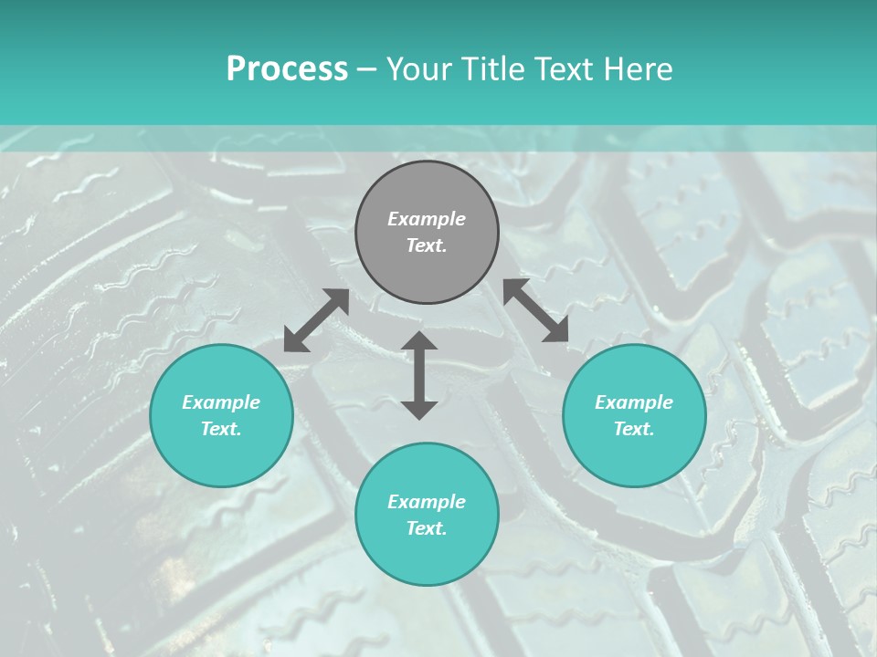 Rubber Photo Automobile PowerPoint Template