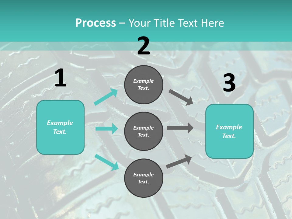 Rubber Photo Automobile PowerPoint Template