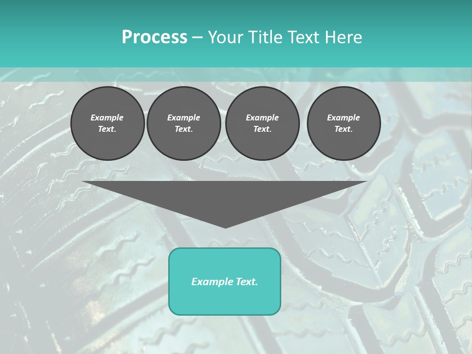 Rubber Photo Automobile PowerPoint Template