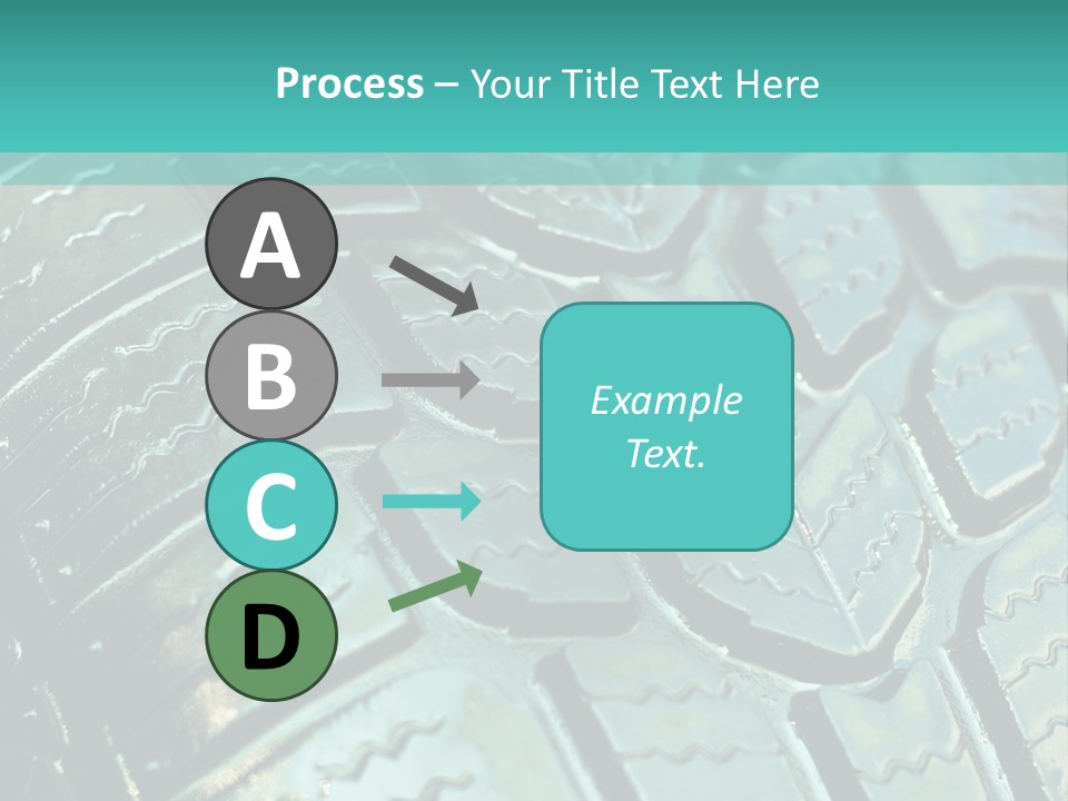 Rubber Photo Automobile PowerPoint Template