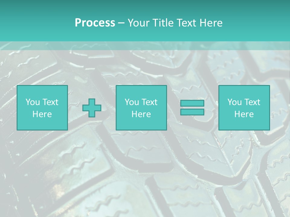 Rubber Photo Automobile PowerPoint Template