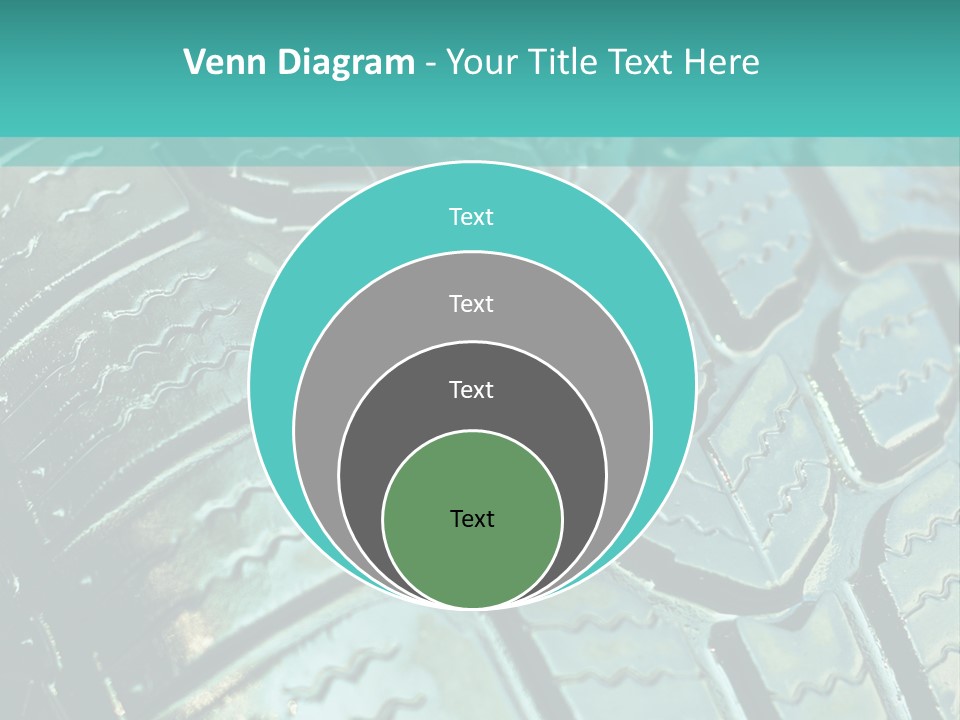 Rubber Photo Automobile PowerPoint Template