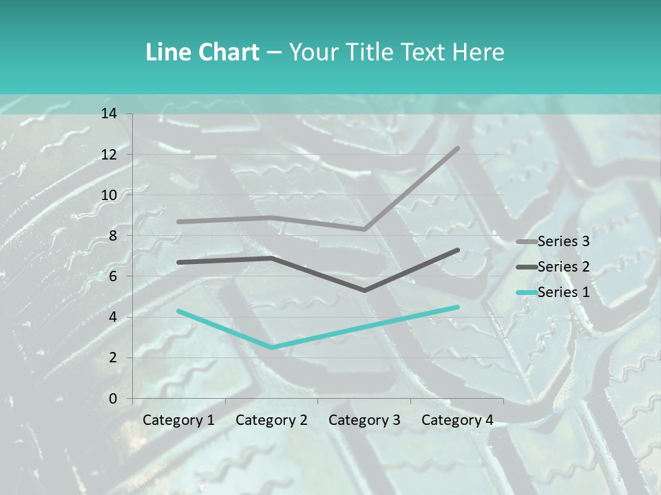 Rubber Photo Automobile PowerPoint Template