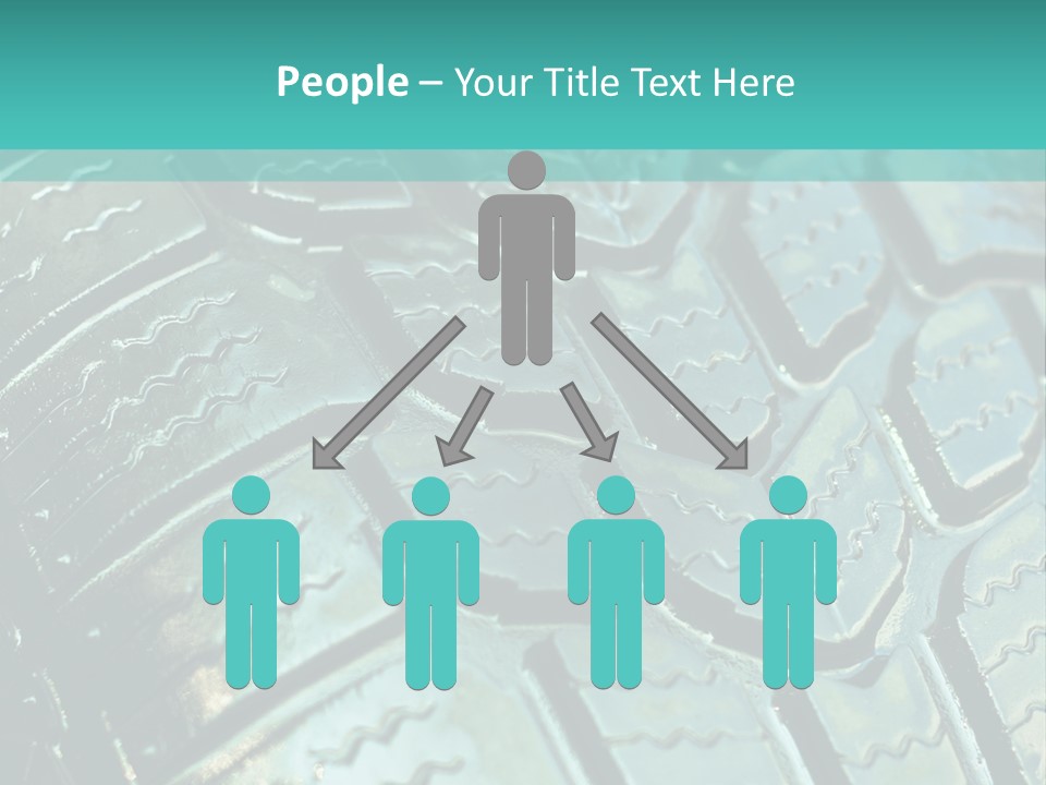 Rubber Photo Automobile PowerPoint Template