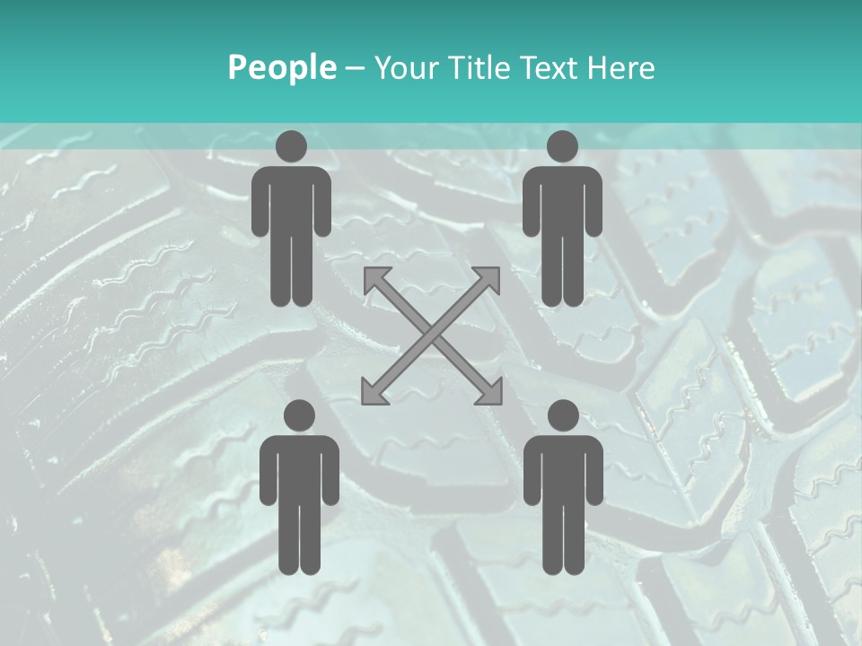 Rubber Photo Automobile PowerPoint Template