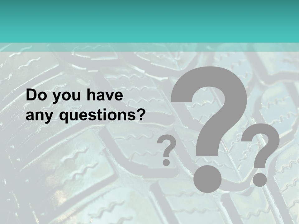 Rubber Photo Automobile PowerPoint Template