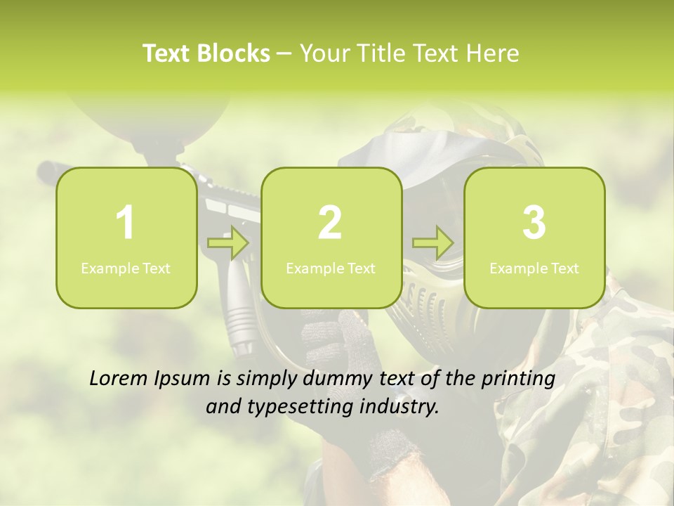 Adrenaline Aiming Summer PowerPoint Template