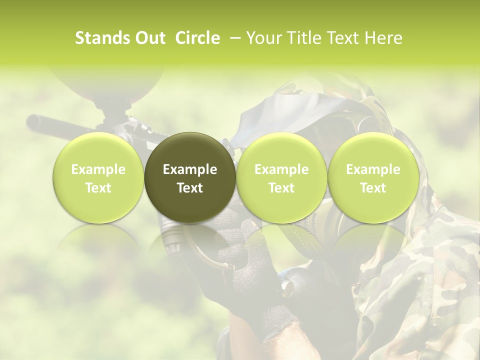 Adrenaline Aiming Summer PowerPoint Template