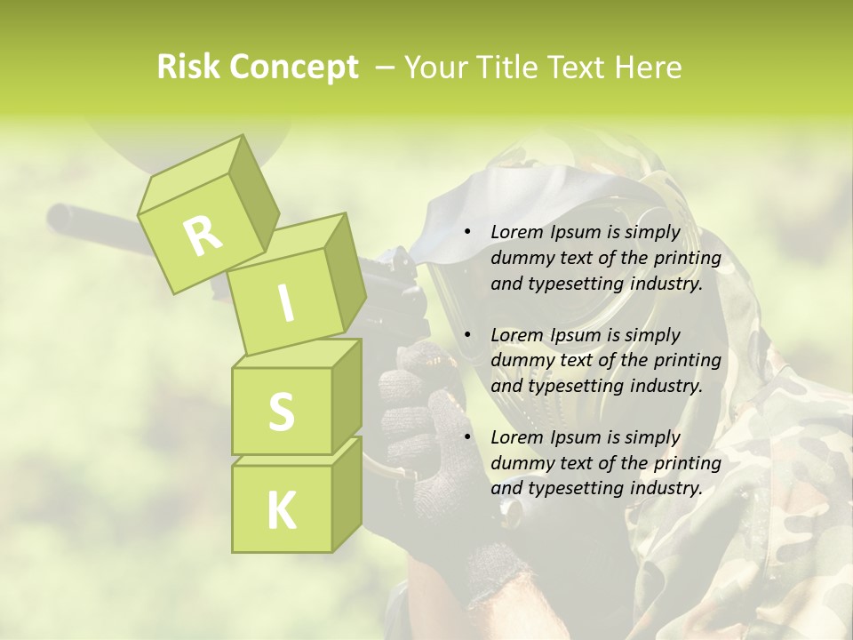 Adrenaline Aiming Summer PowerPoint Template