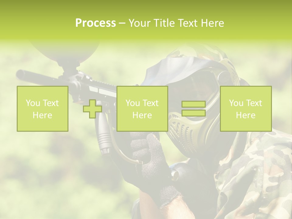 Adrenaline Aiming Summer PowerPoint Template