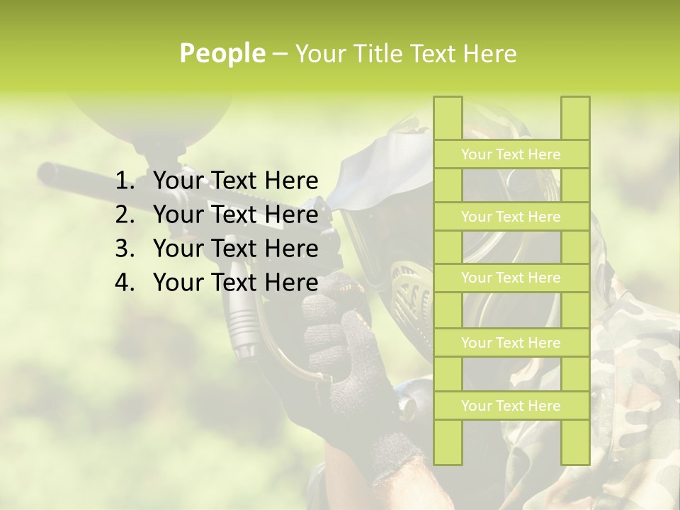 Adrenaline Aiming Summer PowerPoint Template