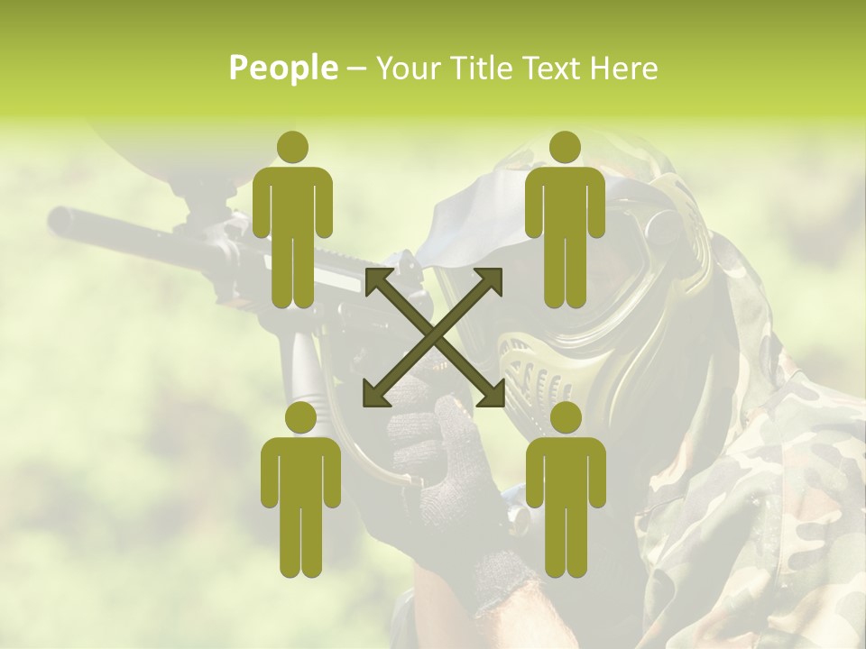 Adrenaline Aiming Summer PowerPoint Template